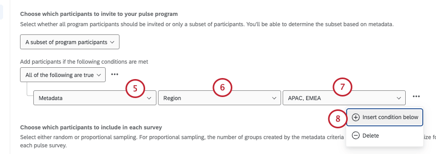 essa condição inclui apenas aqueles das regiões APAC ou EMEA