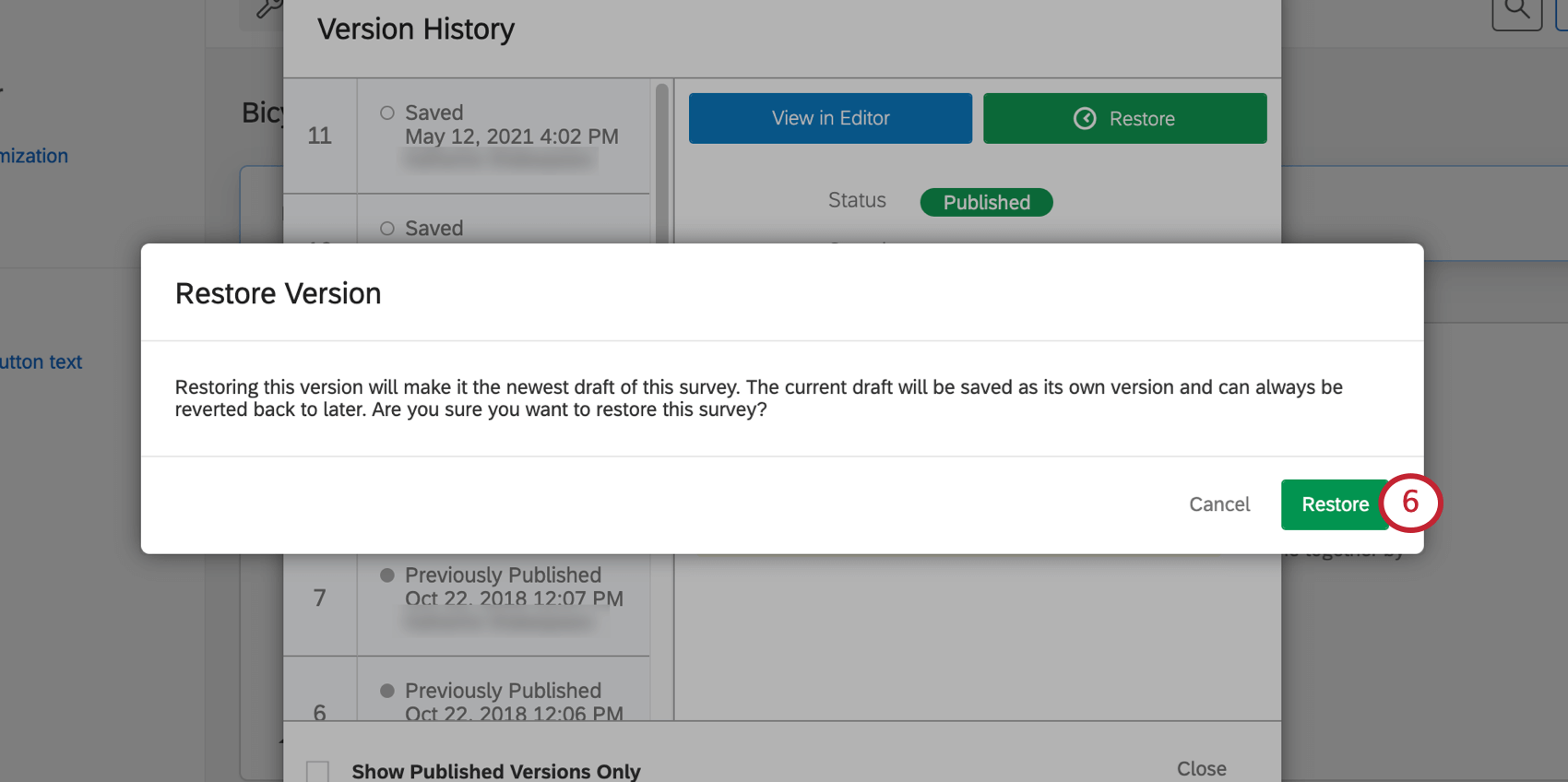 La fenêtre la plus récente comporte une restauration en vert à lextrême droite