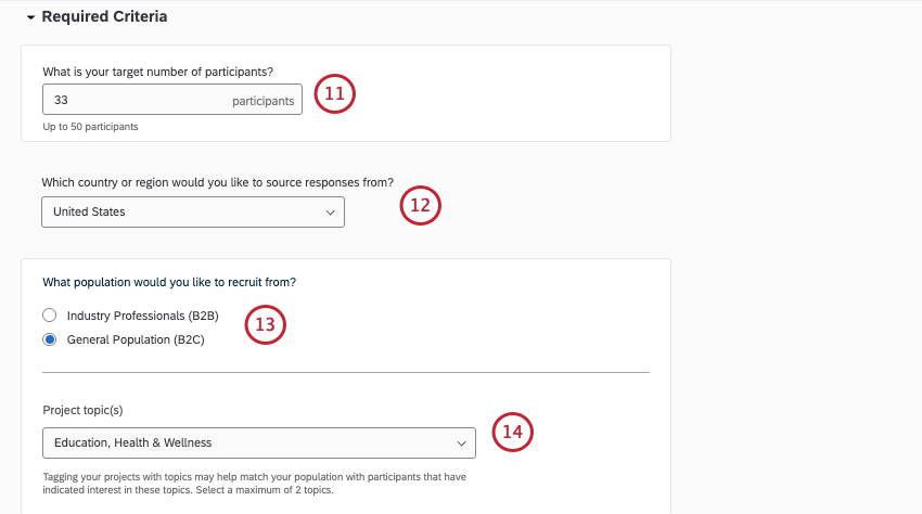 répondre aux besoins de recherche du panel