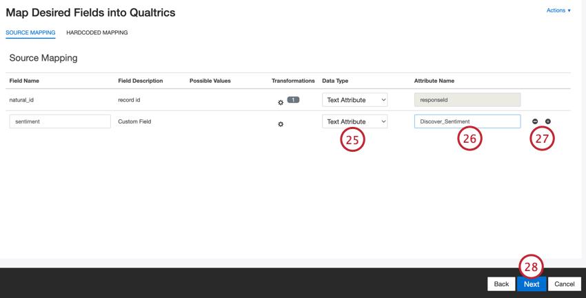 adding fields for export