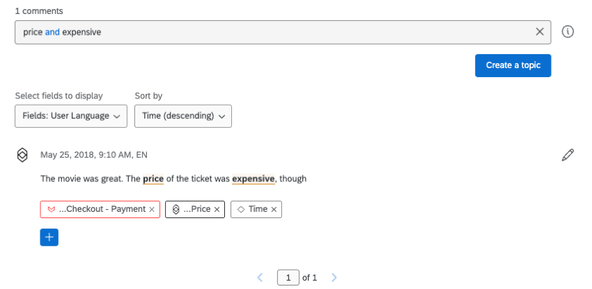 creating a query that uses and