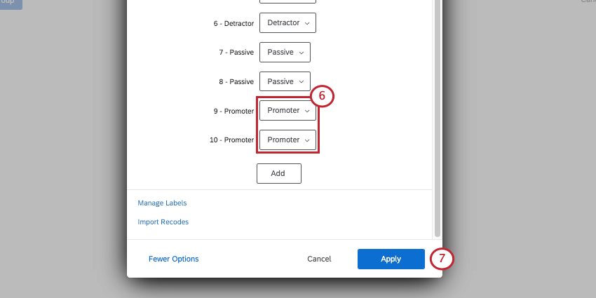 Recodificación de valores