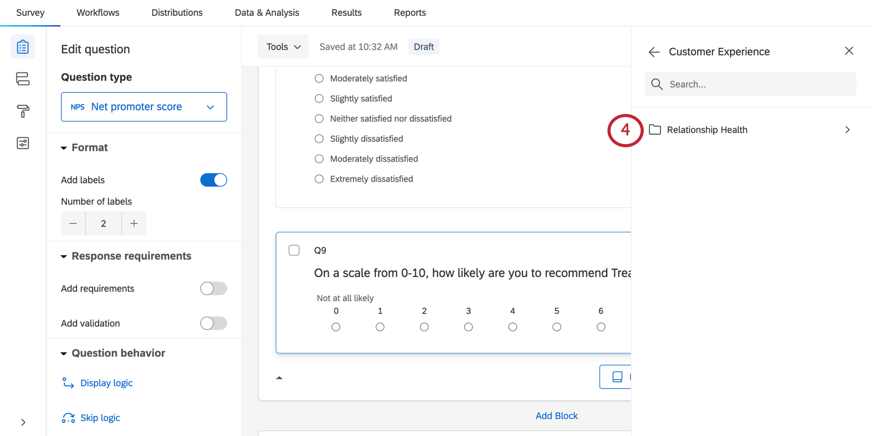Bild mit dem Beziehung ist der einzige Ordner, der im Menü angezeigt wird.