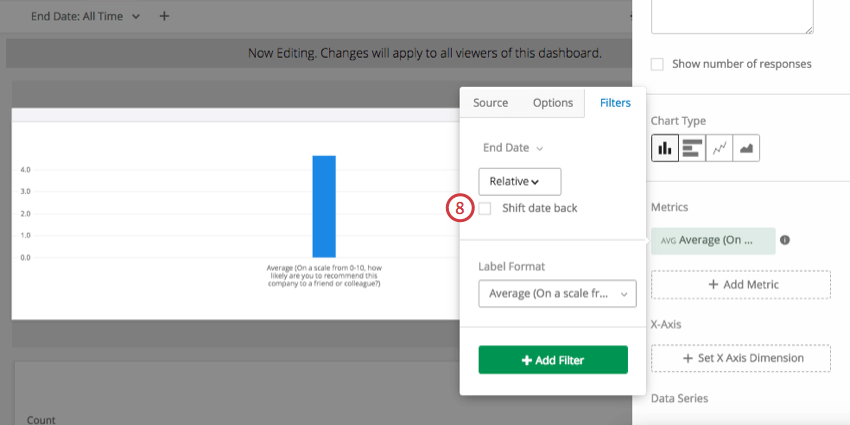 shift date back checkbox