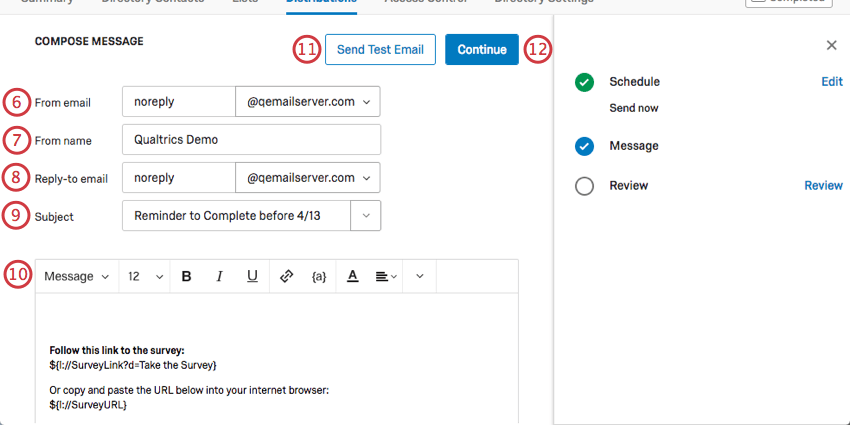 Writing a reminder email
