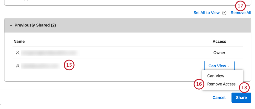 Section précédemment partagée
