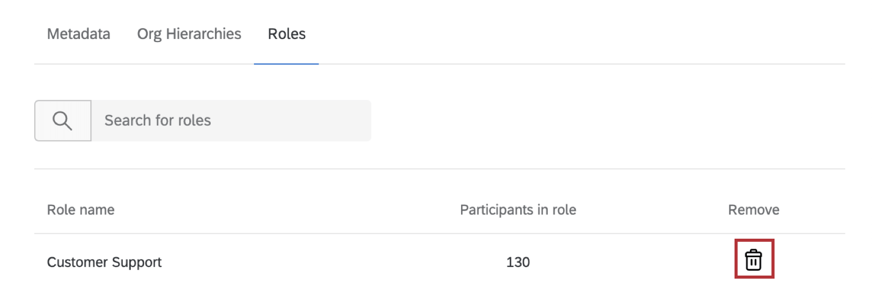 poubelle suivant le nom dun rôle