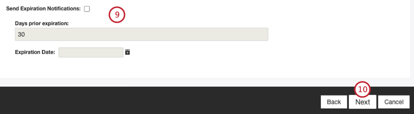 configuring credential expiration