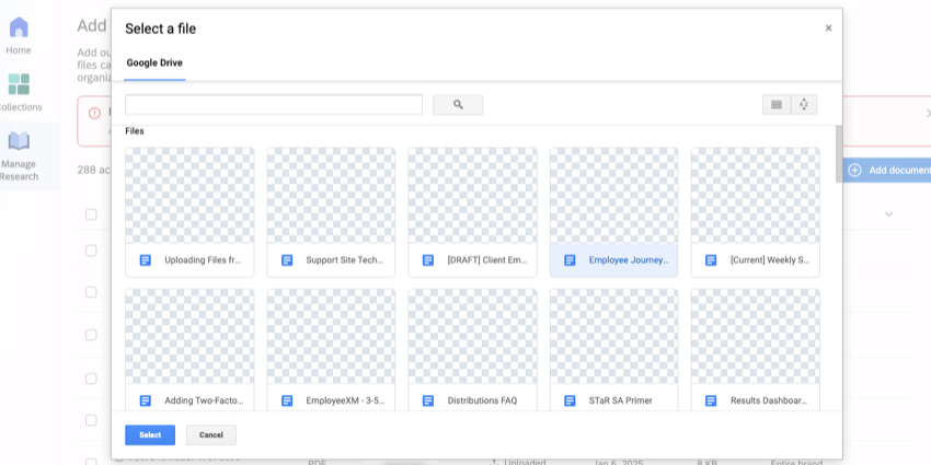 GOOGLE DRIVEウィンドウ