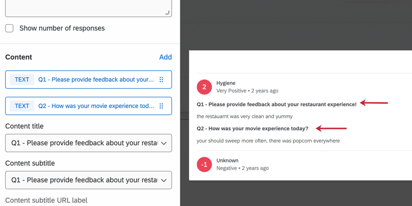 plusieurs champs de texte dans un widget