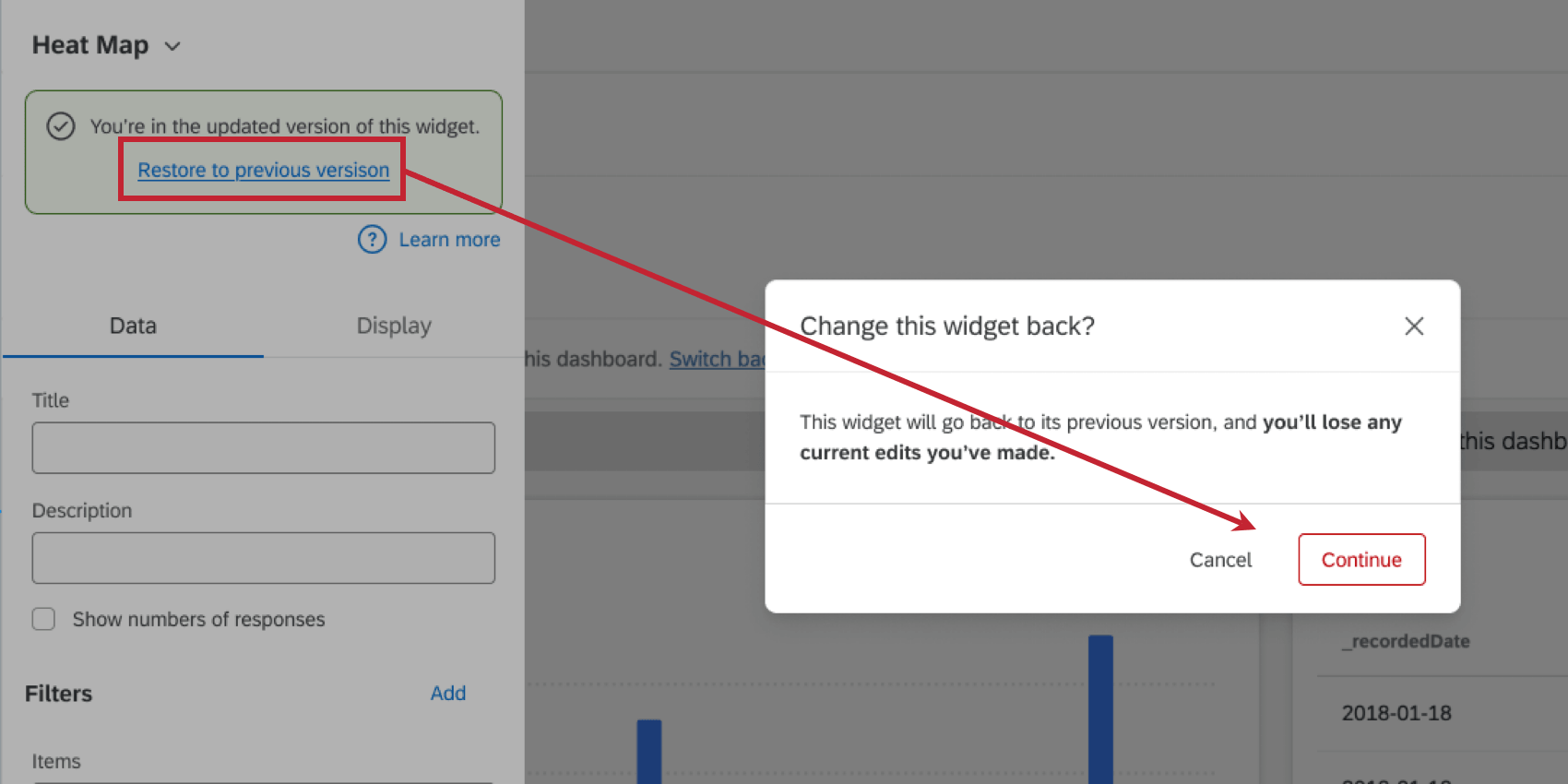 reverting a widget back to the old look