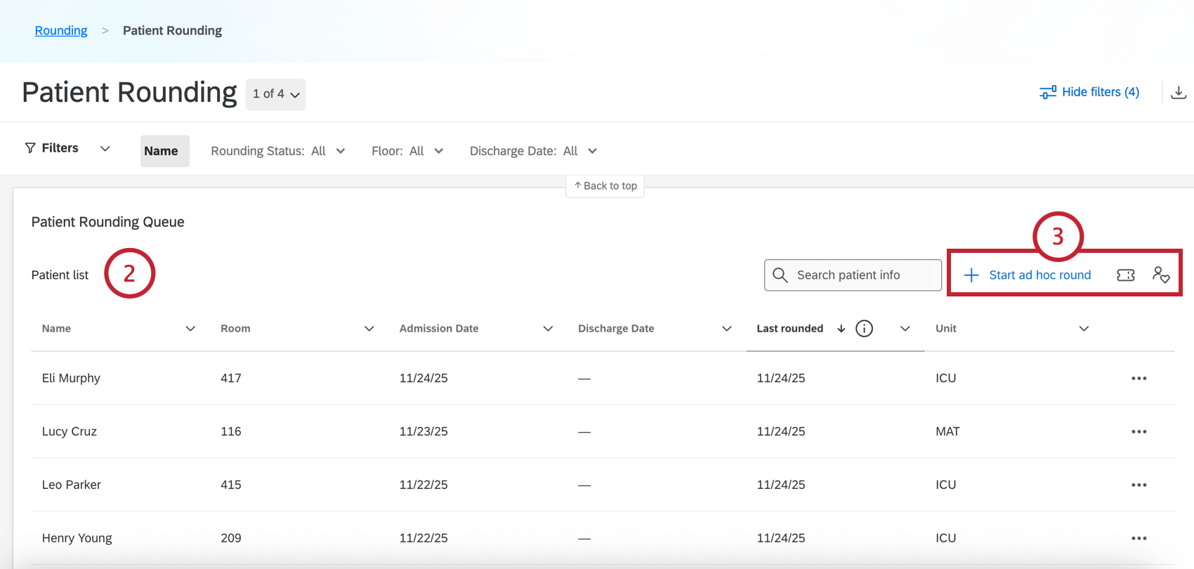using the rounding widget