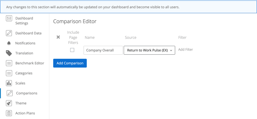 Agregar una Comparación