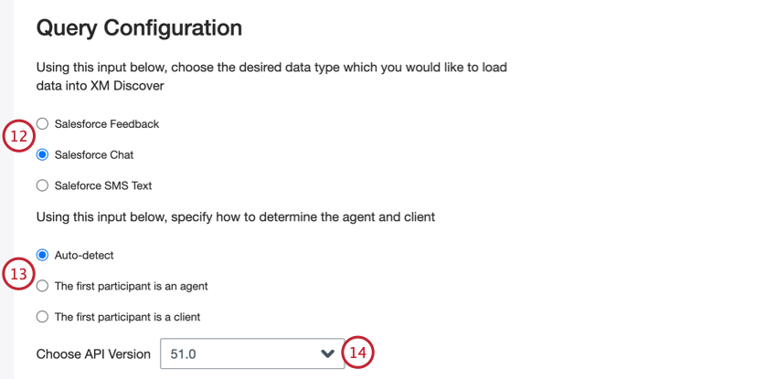 choosing the type of salesforce data to import