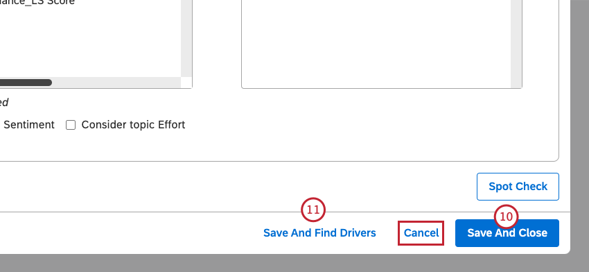 Select the Save And Close button