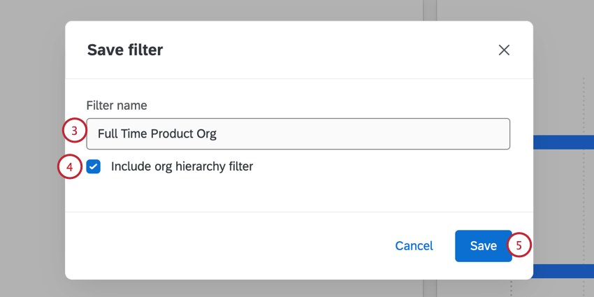 speichern des Filters