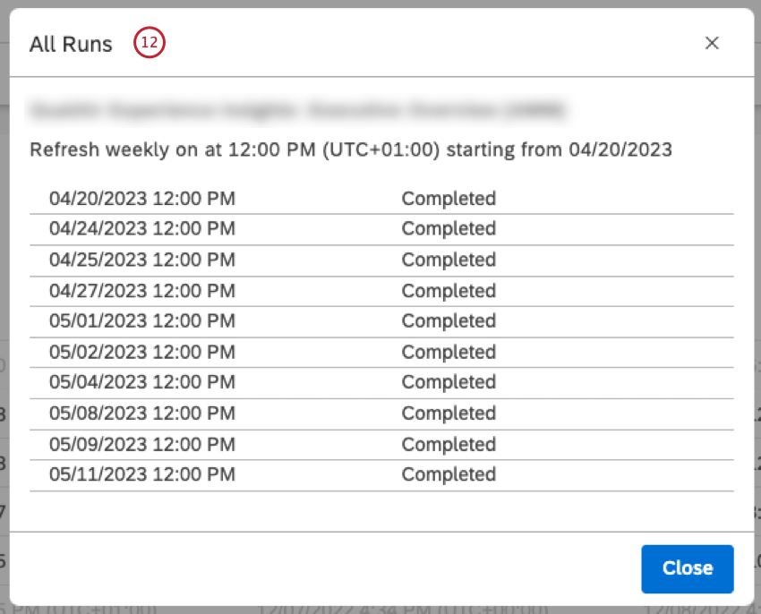 Fenster „Alle Läufe“