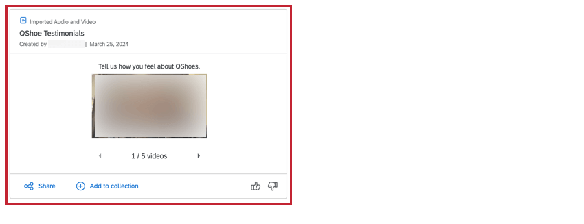 Se resalta un resultado de búsqueda de tipo proyecto de video