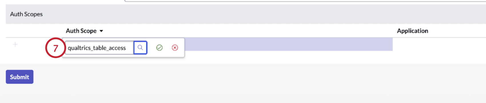 hinzufügen des Autorisierungsbereichs in Servicenow