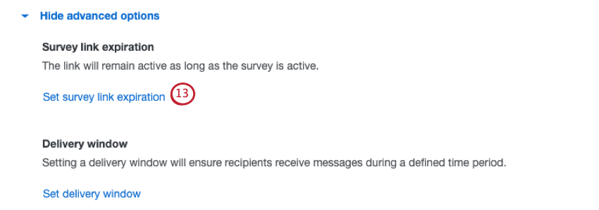 opzioni avanzate di distribuzione degli sms