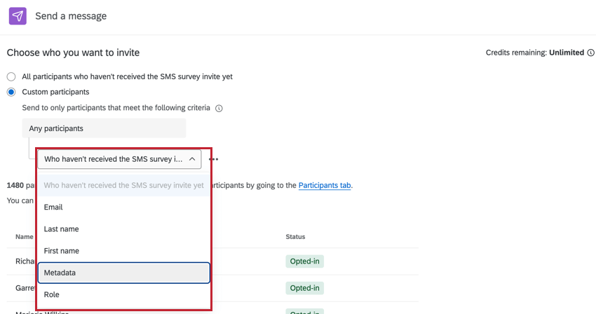 limitação de quem recebe a distribuição