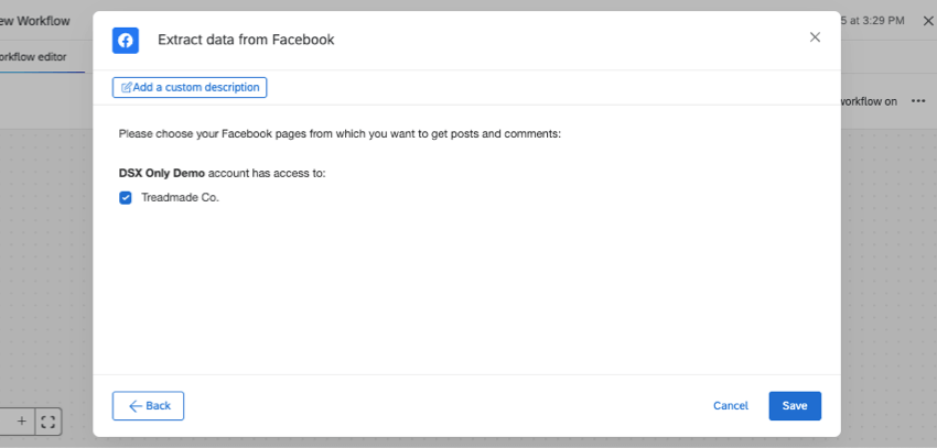 selecting pages to track
