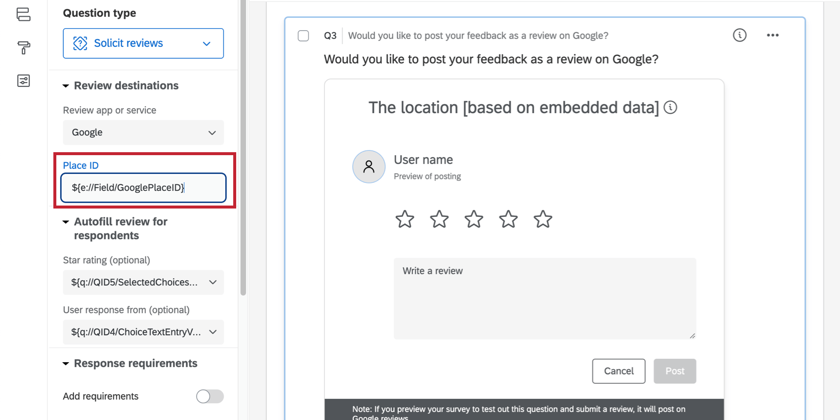 Imagem do texto transportado em uma pergunta solicitar avaliações