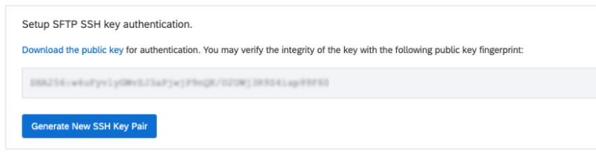 Image shows the finger print appearing in Qualtrics, although the exact fingerprint is blurred