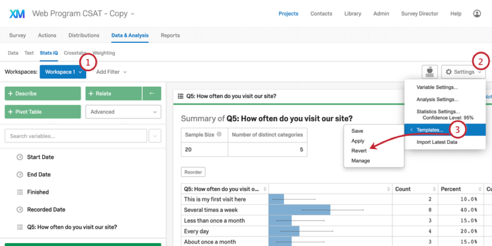 Die Einstellungen werden mit den beschriebenen Schritten geöffnet.
