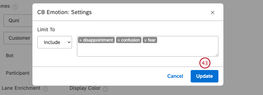 image of user interface described in steps