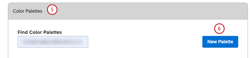 Erstellen einer neuen Palette