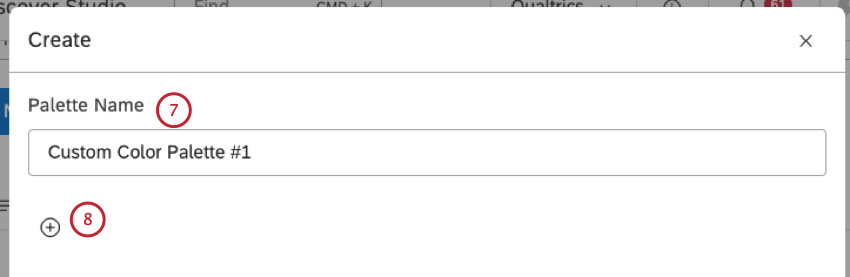 creating a palette name