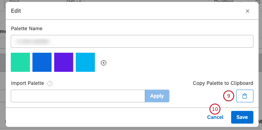 ボタンにクリップボードアイコン