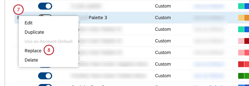 linterface utilisateur décrite dans les étapes