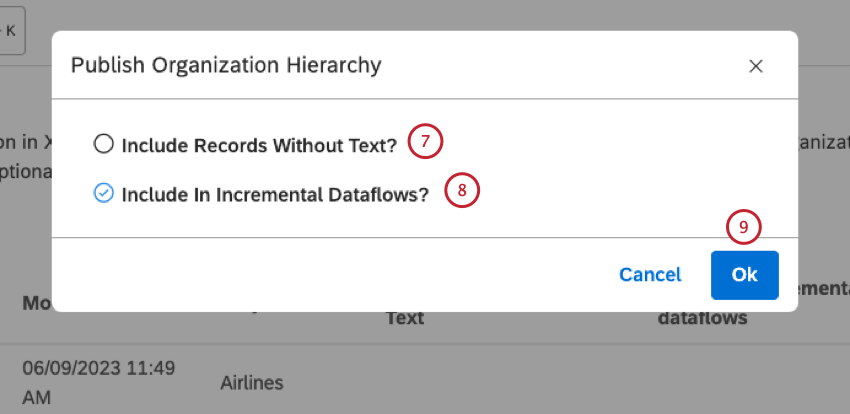 user interface described in the steps