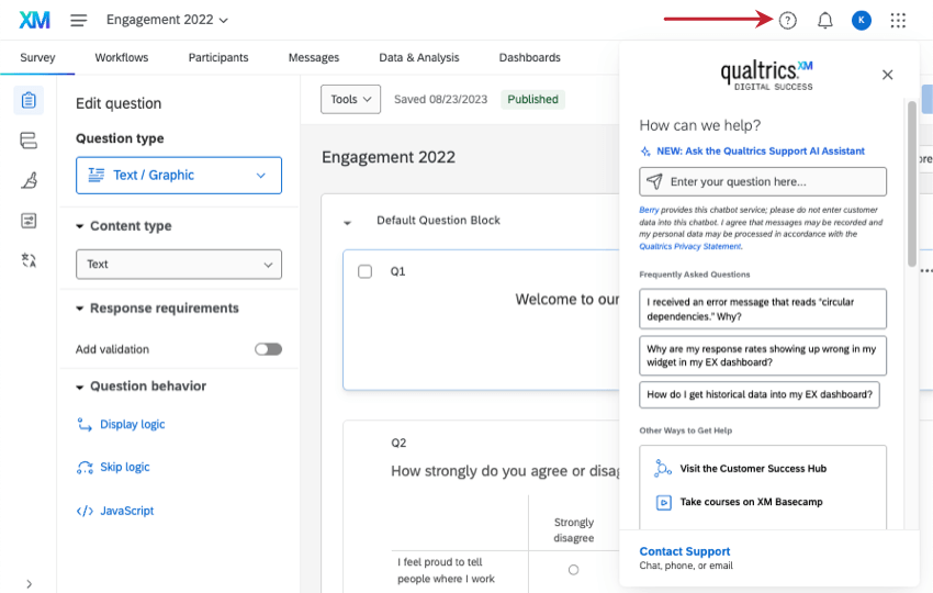 en ouvrant le point dinterrogation dans le produit, la fenêtre daide apparaît