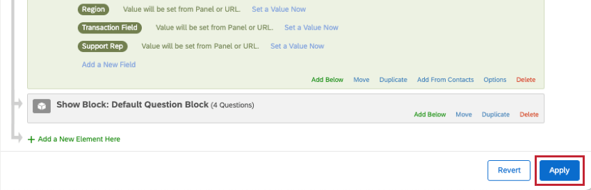 Drucktaste Übernehmen unten rechts im Bild, blau