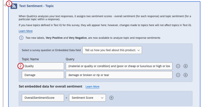 A text iQ element like the ones shown earlier on the page