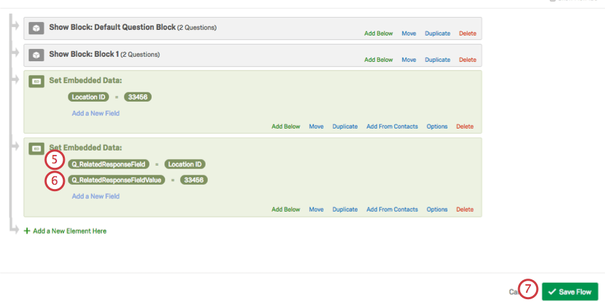 Q_RelatedResponseField und Q_RelatedResponseFieldValue