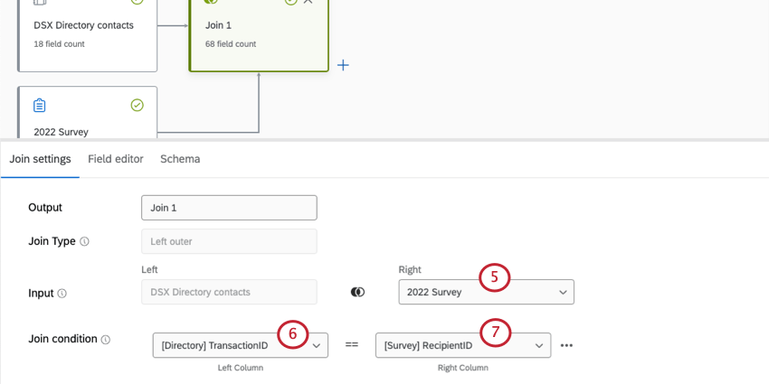 Une fois que vous avez ajouté une information, un menu souvre en bas de la page pour vous permettre de la configurer