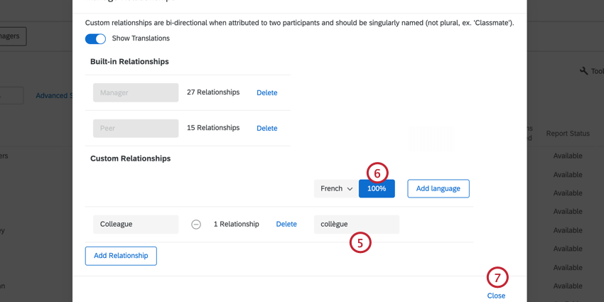 adding a translation or clicking the auto-translation button