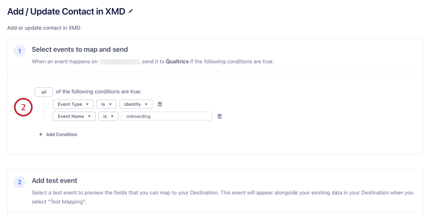 adding filter conditions