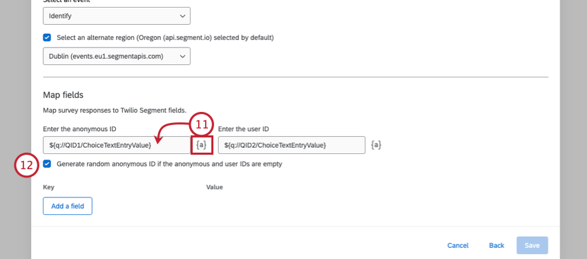 champs de cartographie