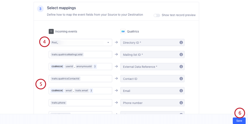mapping directory id