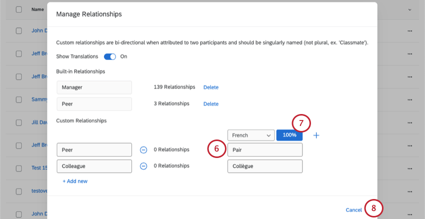 adding a relationship translation.