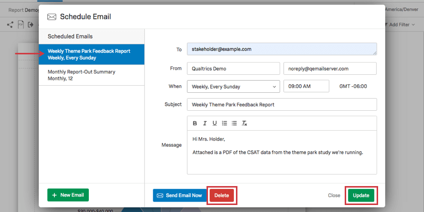 中央左、赤で削除。右側の緑色で更新。いずれも下