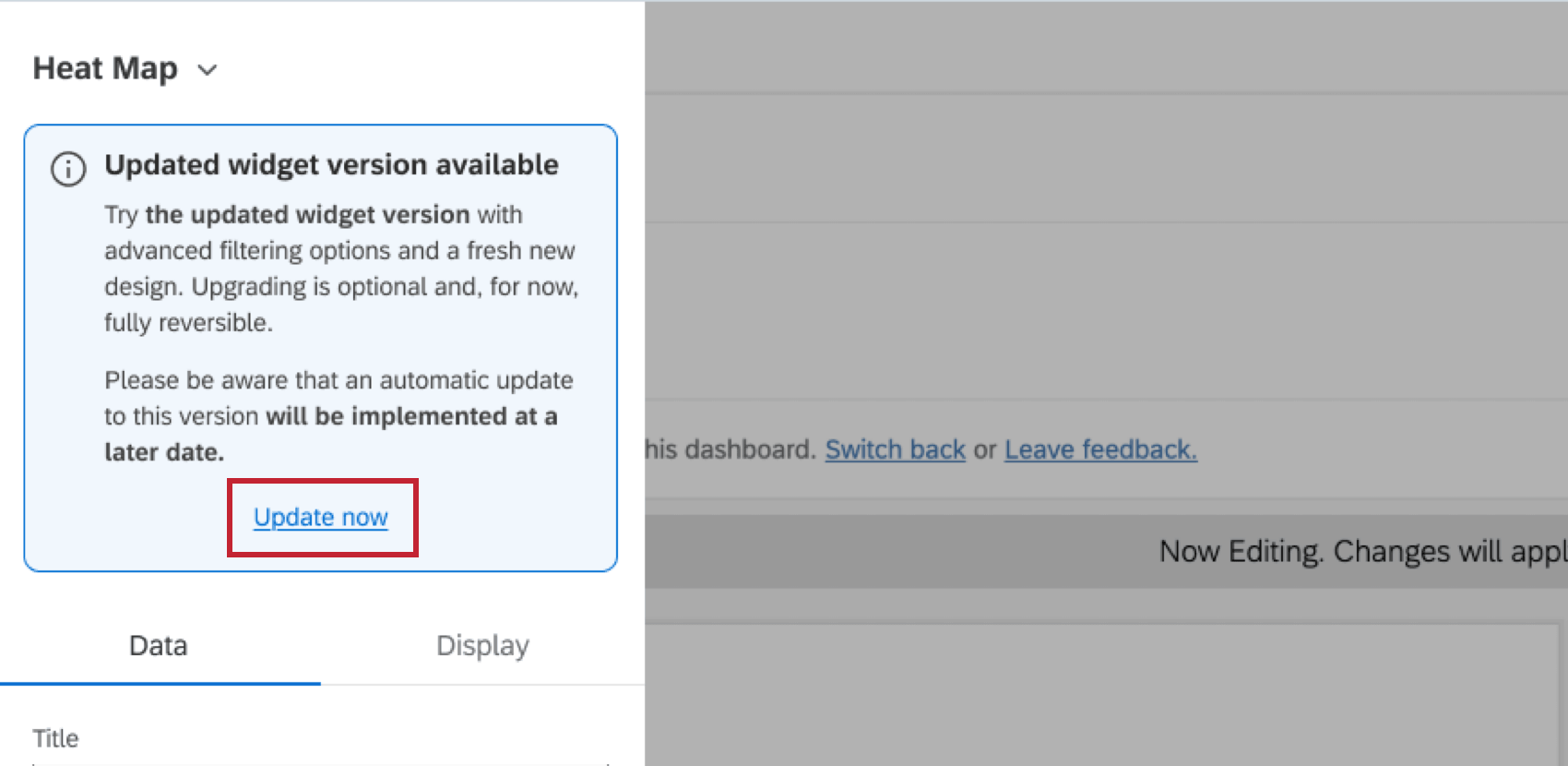 migrating an older widget to the new look
