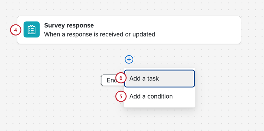adding a condition and task to the workflow