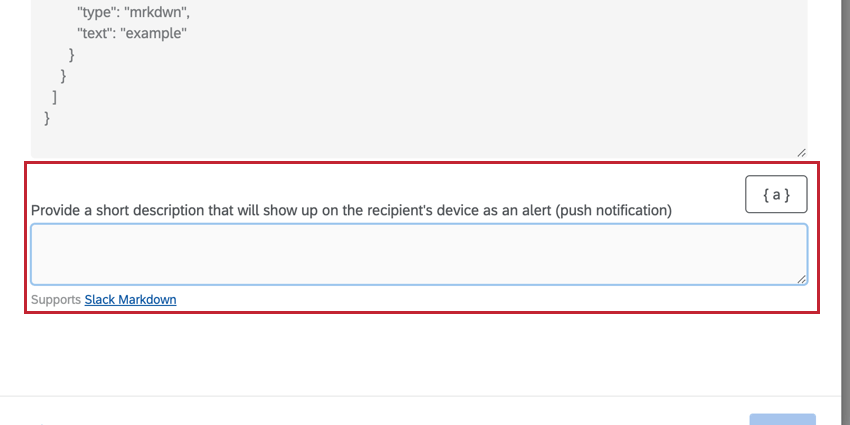 Création dune notification dalerte push pour un message de kit de bloc