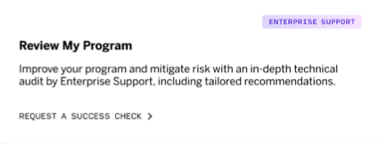 review my program button